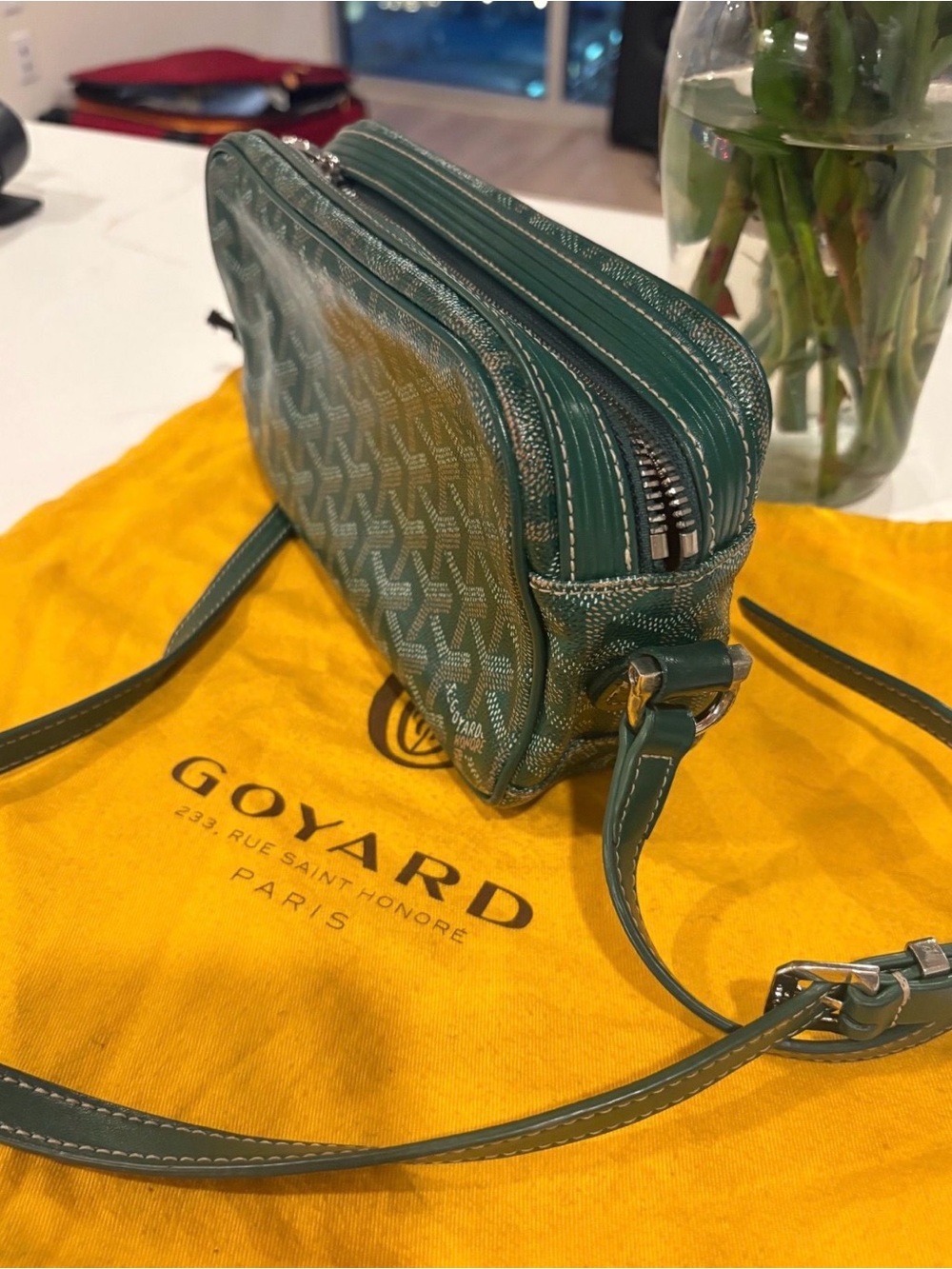 Authentic Goyard Green Crossbody - Picture 2 of 6